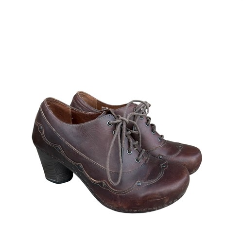 Dansko brown leather lace - dansko,